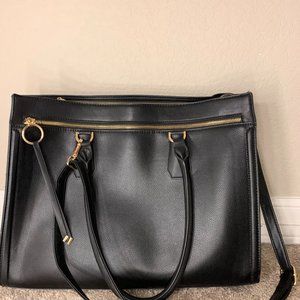 TARGET Black Faux Leather Shoulder Crossbody Bag